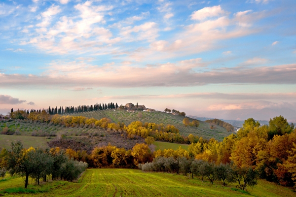 Colori Delle Colline Di Castel Ritaldi