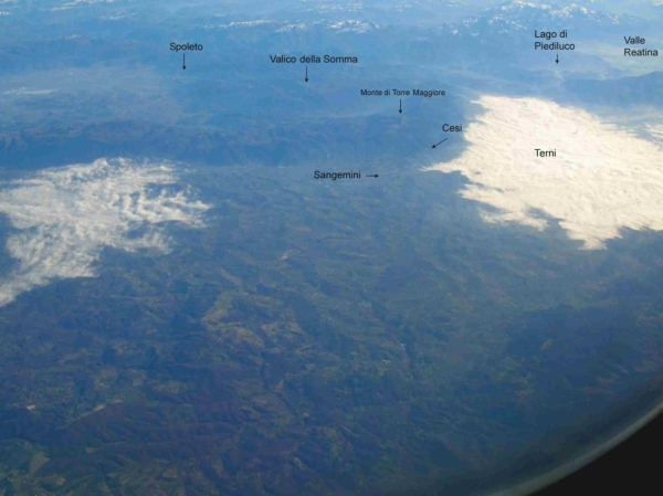 Foto Aerea Di Terni, Spoleto, Monti Martani