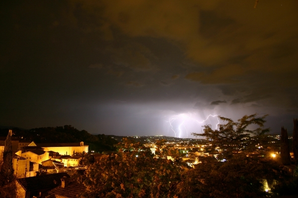 Fulmine Fotografato Da Spoleto Alle 22:00 Del 6/8/2006
