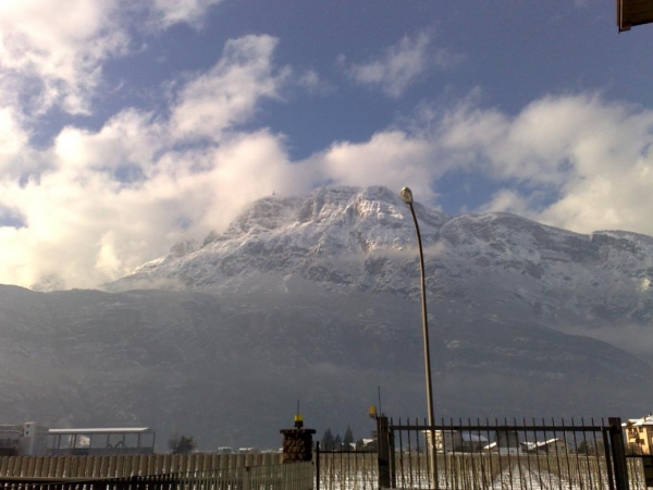 Nevicata 03/12/2008 Vista Da Casa Sulla Paganella 2125 Mslm