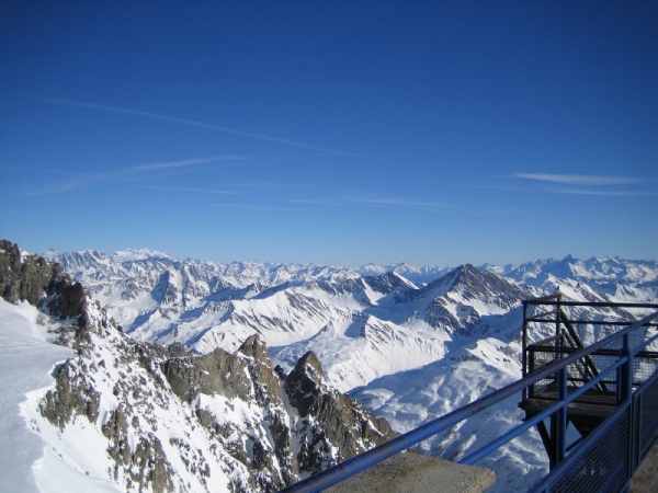 Panorama Dalla Terrazza Di Punta Helbronner