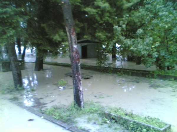 Piena Tevere a Pretola