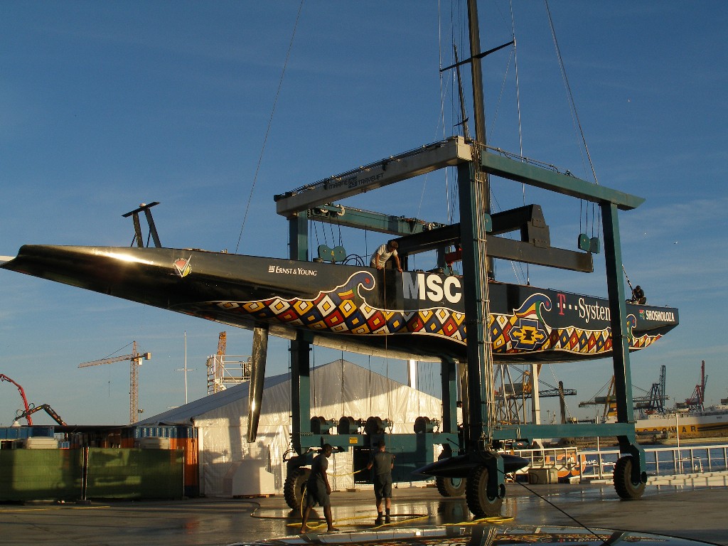 Valencia Novembre 05 Cantiere American's Cup